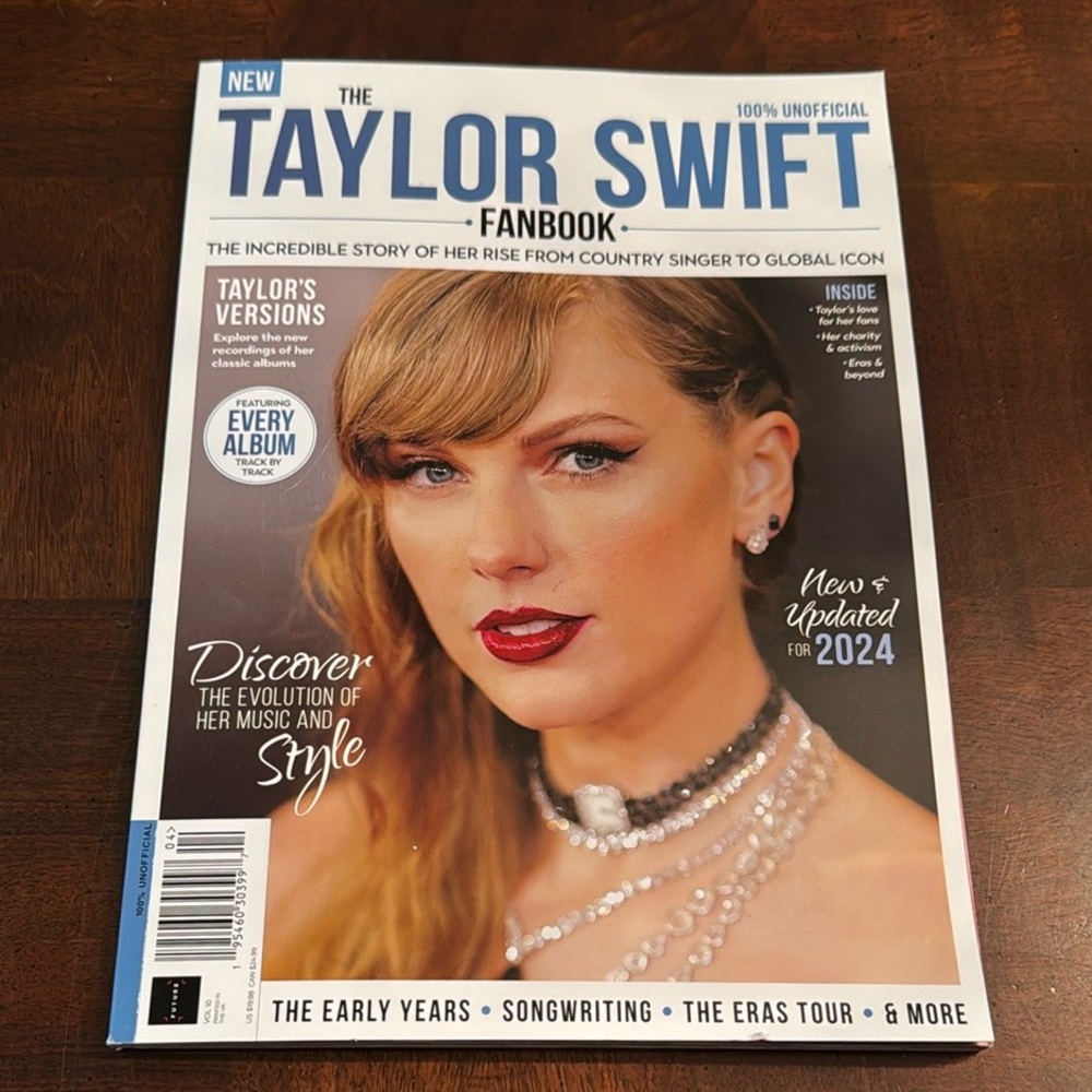 Icons The Taylor Swift Fanbook 2024 Includes Postcards and Photo Card
